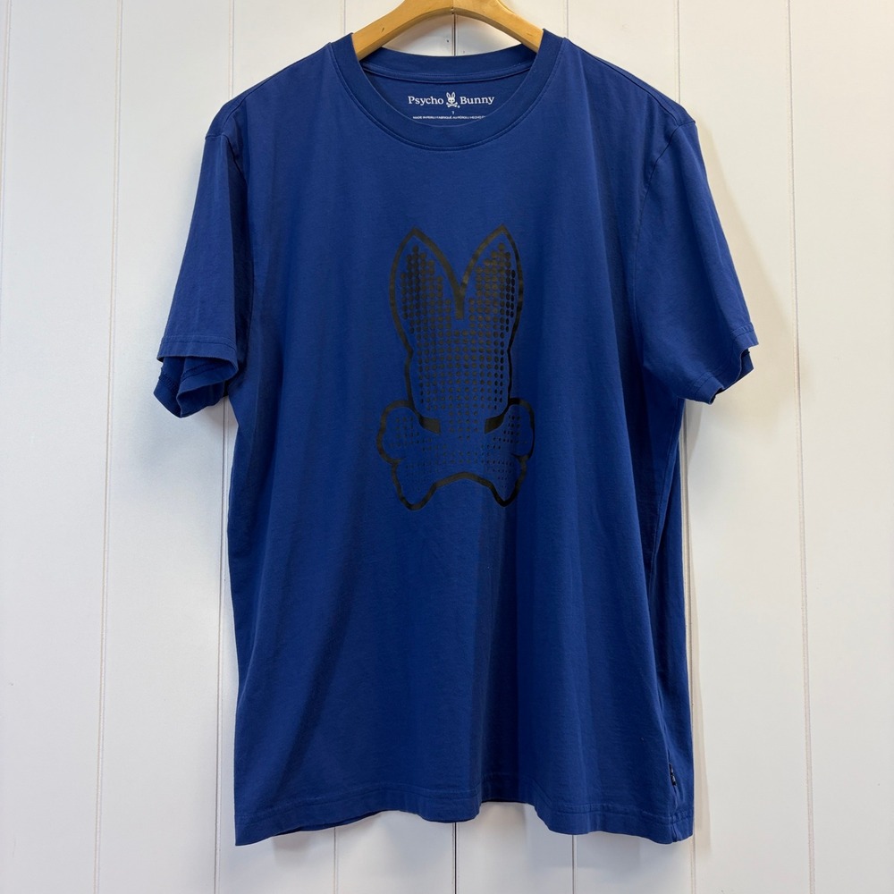 Psycho Bunny Steetwear Logo Graphic T-Shirt Mens 7 XL Skater Designer Casual